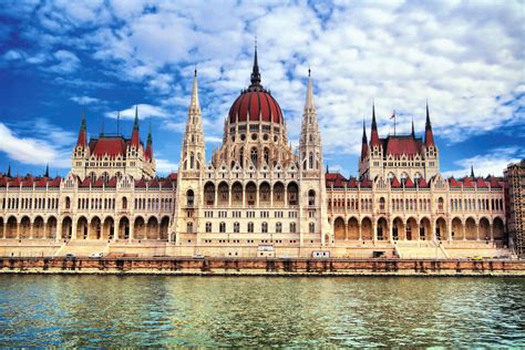 Hungarian Parliament Building In Budapest Hd Wallpaper Background