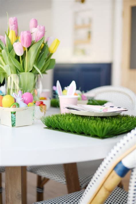 Easy Easter Brunch Table Setting Ideas And Recipes Pink Peppermint Design