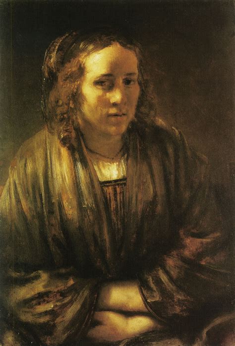 Rembrandt Young Woman
