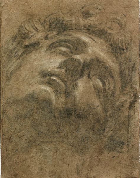 Jacopo Robusti Tintoretto Study Of The Head Of Giuliano De Medici
