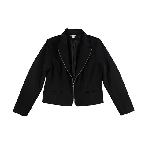 bar III Womens Zippered Blazer Jacket | Womens Apparel | Free Shipping
