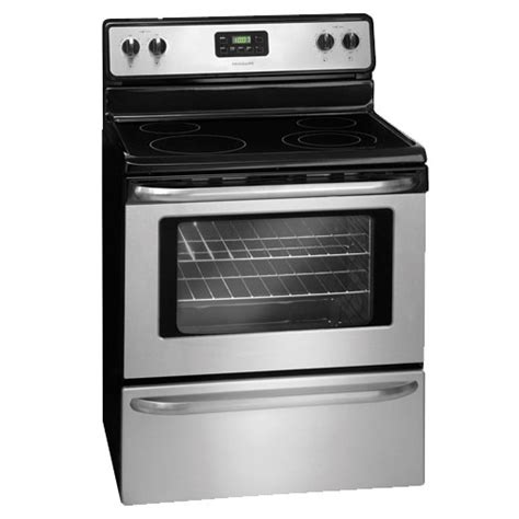 Frigidaire 30 Stainless Steel Electric Smooth Top Range With 48 Cuft