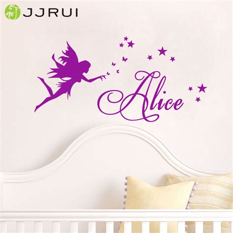 Poomoo Decals Horses And Butterflies Girls Personalised Any Name Vinyl