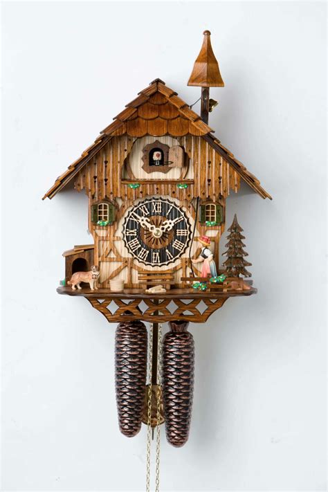 Original Handmade Black Forest Cuckoo Clock Made In Germany 2 8294