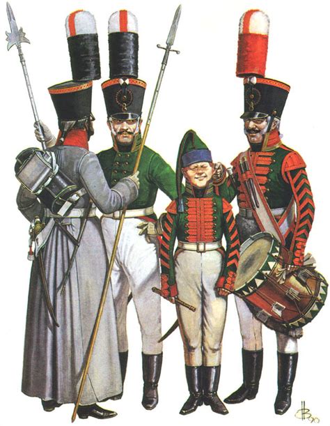 Petty Officers And Musicians Foot Guards From Left To Right