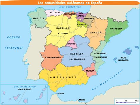 Mapa Politico De Espana Geografia Web Pedagogica Primaria Images