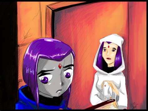 Raven And Arella Cel Colour Practise By Marvel Fanart Central