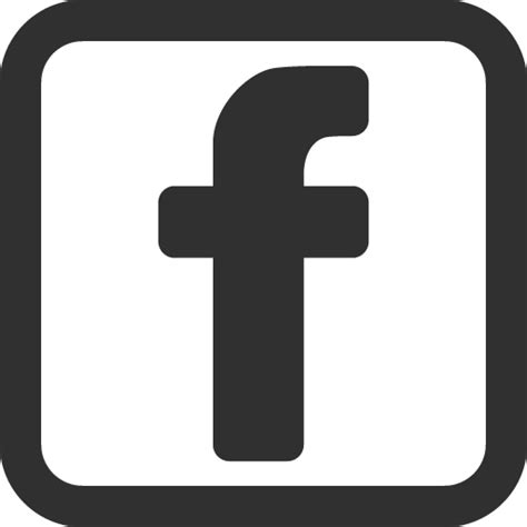 Facebook Icon Mono General Icons 3