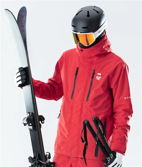 Montec Fawk 2020 Ski Jacket Men Red Montecwear Au