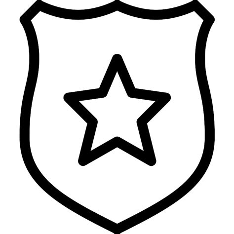 Badge Police Vector SVG Icon - SVG Repo