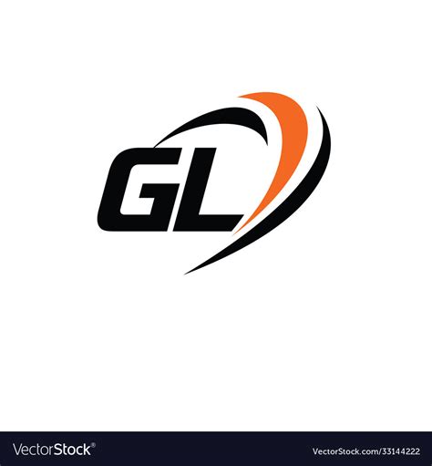 Gl Monogram Logo Royalty Free Vector Image Vectorstock