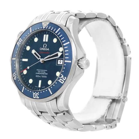 Omega Seamaster Bond 300m Diver Co Axial Blue Dial Watch 22208000