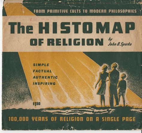 Histomap Of Religion By John B Sparks 1972286056