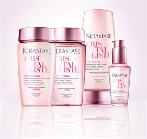 Explore the kerastase range at hairhouse hair loss & loss of density are specific hair concerns that kérastase has treated with a dedicated ritual. Kerastase Cristalliste Collection for Long Hair - Snob ...