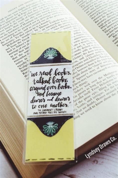 The members of the guernsey literary and potato peel pie society were not experienced with. Guernsey Literary and Potato Peel Pie Society Quote Bookmark - reading friends - book clubs ...