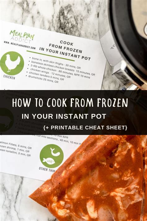 Pressure cooker frozen pork chops; How To Cook From Frozen in Your Instant Pot {+free cheat ...