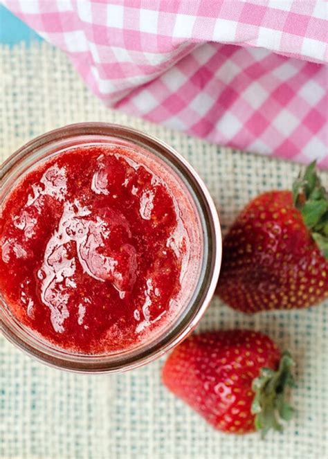 Quick And Easy Strawberry Jam Recipe With No Pectin Scattered