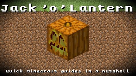 Świecąca dynia) to dekoracyjny blok, który został dodany w halloween update, czyli alpha 1.2.0. Minecraft - Jack 'o' Lantern! Recipe, Item ID, Information ...