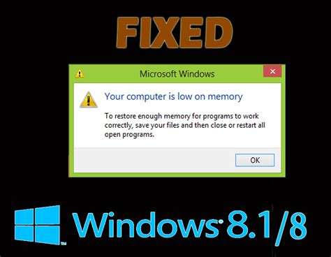 How To Fix Low Virtual Memory In Windows