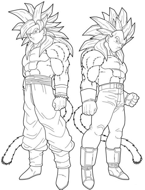 This is the most powerful transformation of goku. Super Saiyan Goku Coloring Pages | Gambar, Pensil