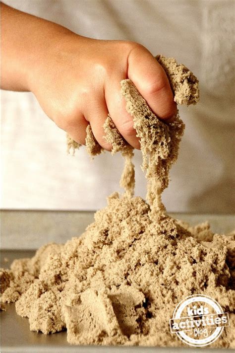 Make The Easiest And Best Kinetic Sand Recipe Ever Kids Activities Blog