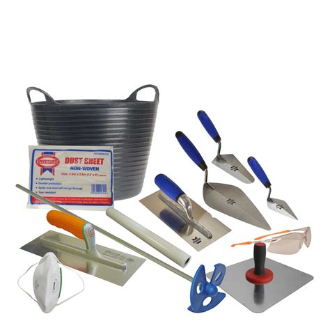 Plasterers Tool Kit Bundle With Complete List Of Tools For Plastering