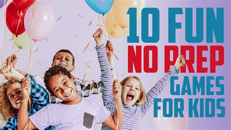 10 No Prep Church Games For Kids
