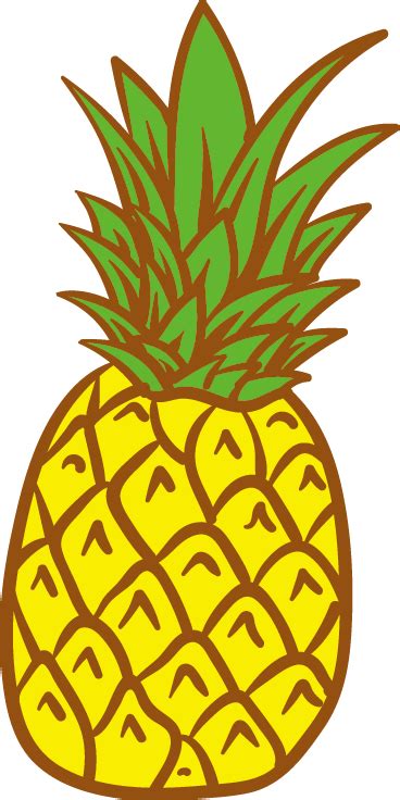 Pineapple Clip Art Vector Pineapple Png Download 368736 Free