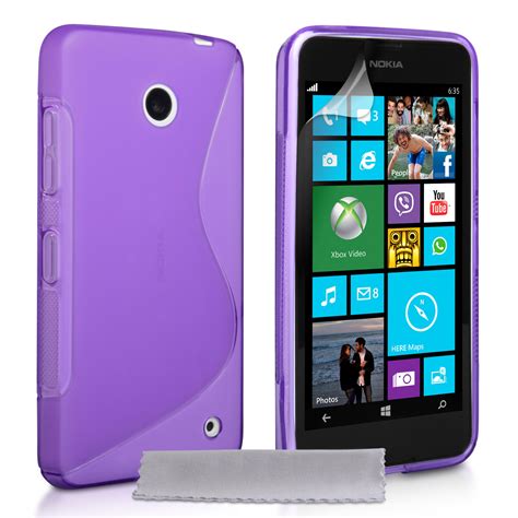 Caseflex Nokia Lumia 630 Silicone Gel S Line Case Pur