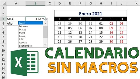 C Mo Hacer Insertar Un Calendario Perpetuo Y Dinamico En Excel