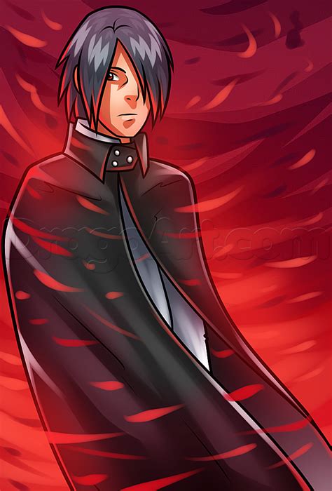 Uzumaki naruto and uchiha sasuke illustration, game, war, anime. Old Sasuke Drawing, Step by Step, Naruto Characters, Anime, Draw Japanese Anime, Draw Manga ...