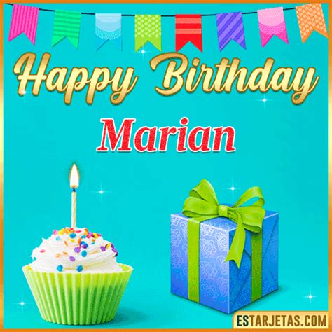 Feliz Cumpleaños Marian Imágenes  Tarjetas Y Mensajes