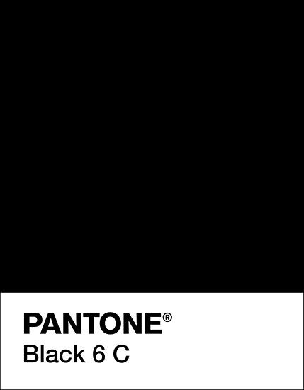 Pantone Black 6 C Poster By Camboa Redbubble
