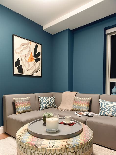 Modern Living Room Wall Colors Stylish Fun And Sophisticated