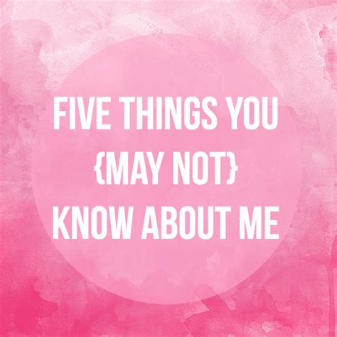 Kianna Rose Etc Five Things You May Not Know About Me