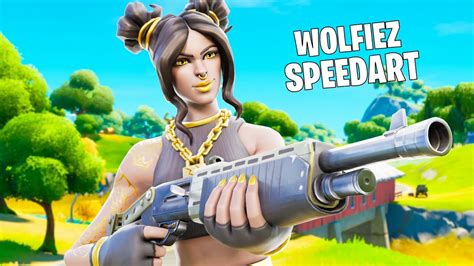 Wolfiez Fortnite 3d Thumbnail Speedart 1 Youtube