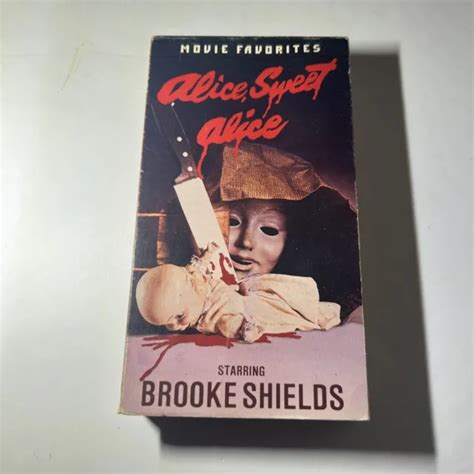 ALICE SWEET ALICE VHS W Brooke Shields Good Condition PicClick