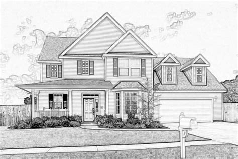 House Sketch By Eaglespare On Deviantart House Design Drawing Dream