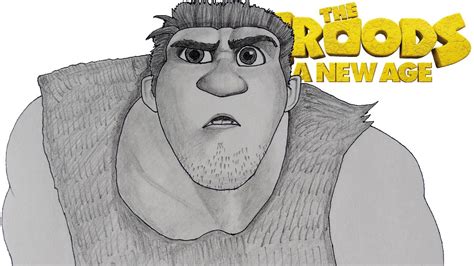 Draw Grug Crood The Croods A New Age Youtube