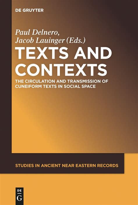 Texts And Contexts The Circulation And Transmission Of