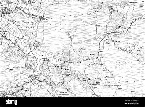 Map Of Devon Os Map Name 112 Se Ordnance Survey 1862 1898 Stock Photo