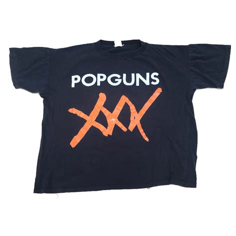 1991 The Popguns Xxx Vintage Tshirt Bidstitch