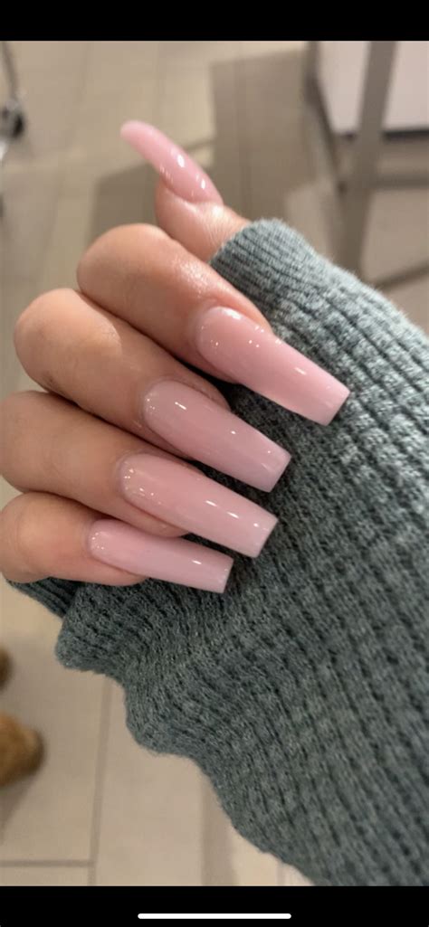 Blush Pink Acrylic Nails Long Gamer 4 Everbr