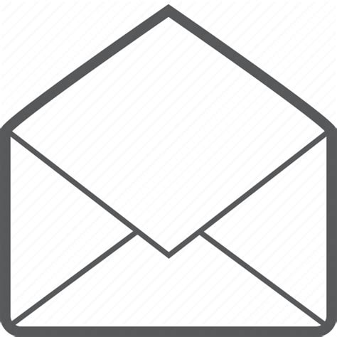 Empty Mail Communication Email Letter Message Icon Download On