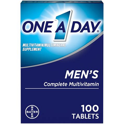One A Day Mens Multivitamin Tablets Multivitamins For Men 100 Ct