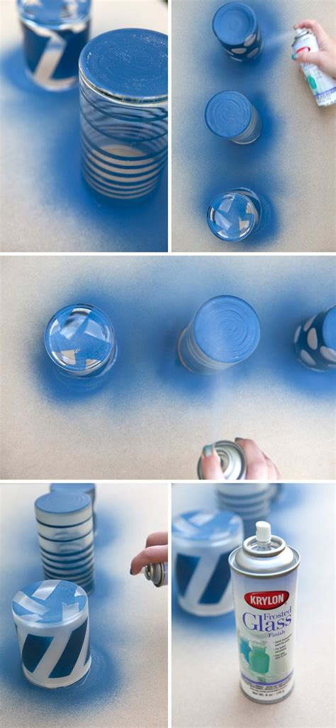 Diy Decorative Glasses With Spray Paint World Inside Pictures