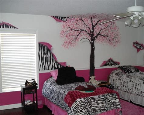 Zebra print decorating ideas bedroom home decor saltandblues. Bedroom Turquoise And Black Girls Bedroom Design, Pictures ...