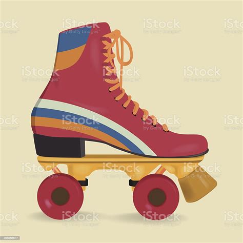Vintage Roller Skates Stock Illustration Download Image Now Roller