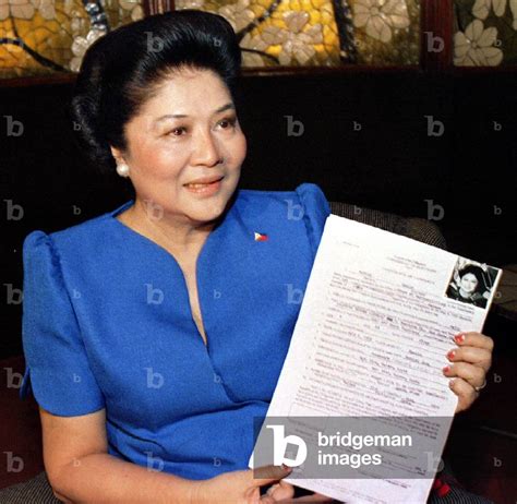 Image Of Philippine Former First Lady Imelda Marcos Shows Her
