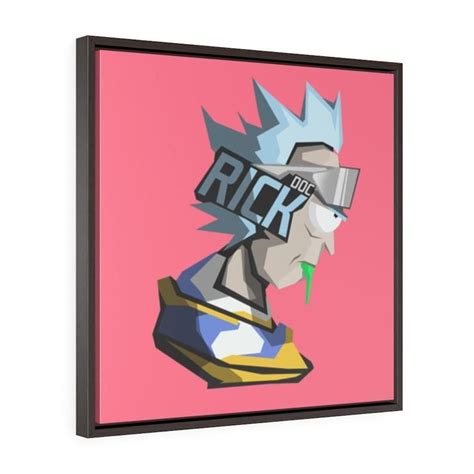 Doc Rick Rick And Morty Canvas Rick And Morty Poster Rick And